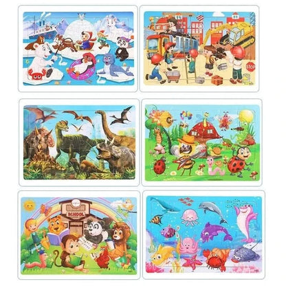 3D Cartoon Animal Puzzle,Baby Toys,