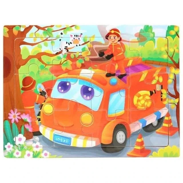 3D Cartoon Animal Puzzle,Baby Toys,