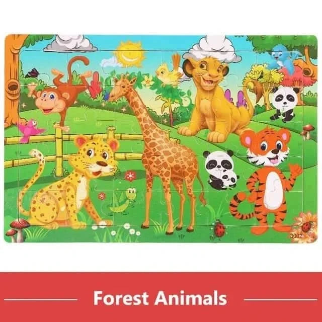 3D Cartoon Animal Puzzle,Baby Toys,