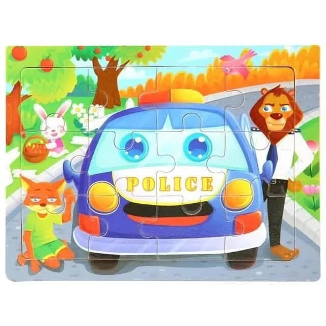 3D Cartoon Animal Puzzle,Baby Toys,