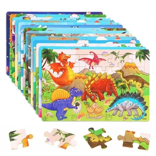 3D Cartoon Animal Puzzle,Baby Toys,