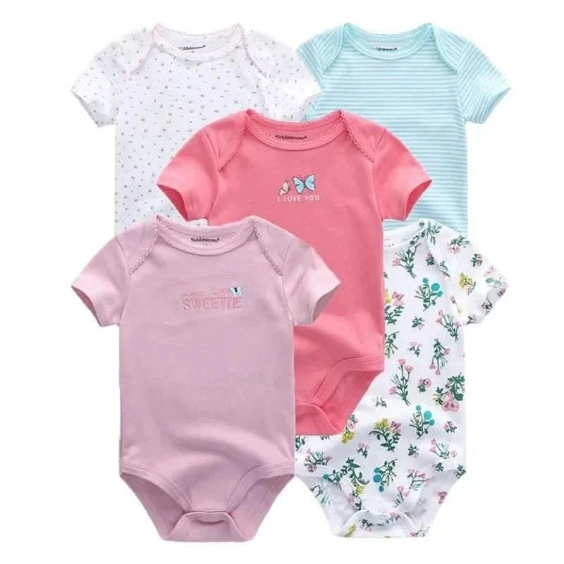 5 Pcs/Lot - Baby Boy/Girl Bodysuits,Baby/Children Clothes,Baby Bodysuits, Baby Clothes