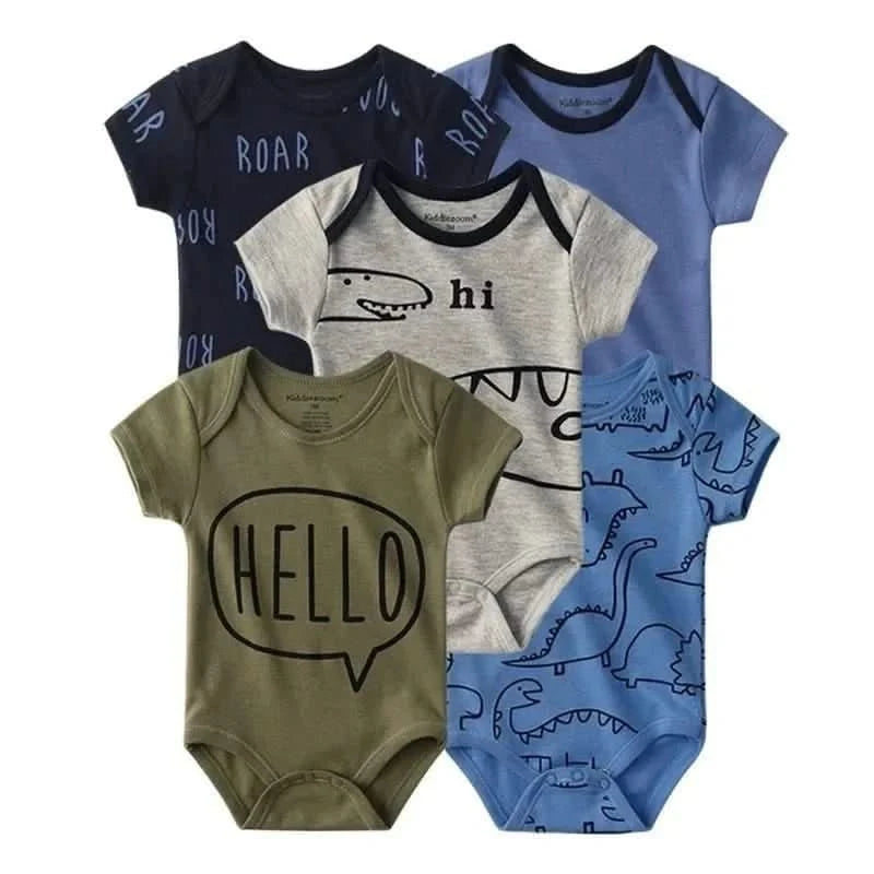 5 Pcs/Lot - Baby Boy/Girl Bodysuits,Baby/Children Clothes,Baby Bodysuits, Baby Clothes