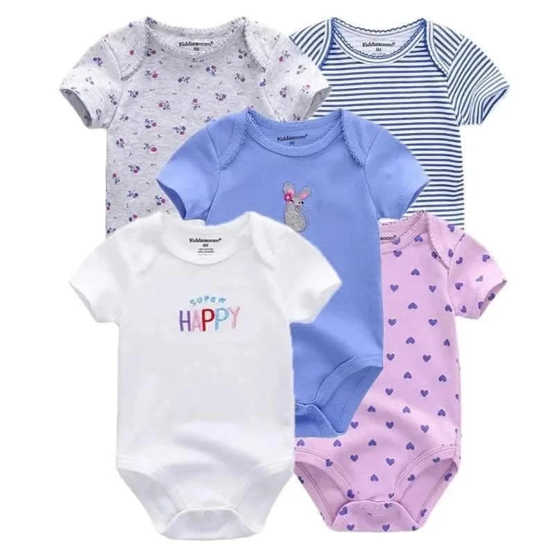 5 Pcs/Lot - Baby Boy/Girl Bodysuits,Baby/Children Clothes,Baby Bodysuits, Baby Clothes