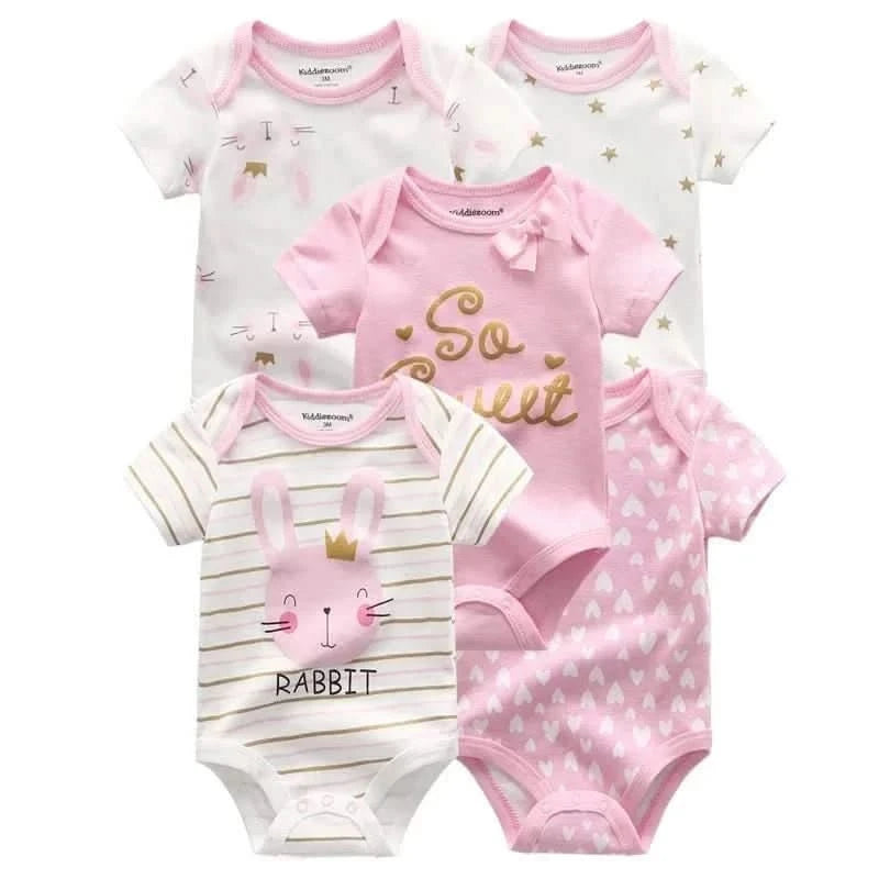 5 Pcs/Lot - Baby Boy/Girl Bodysuits,Baby/Children Clothes,Baby Bodysuits, Baby Clothes