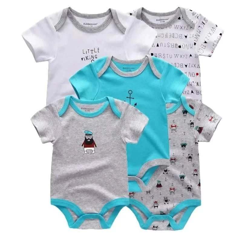 5 Pcs/Lot - Baby Boy/Girl Bodysuits,Baby/Children Clothes,Baby Bodysuits, Baby Clothes