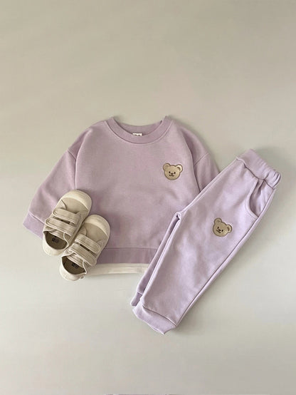 Autumn Bear Newborn Set: Top Coat and Pants (0 - 12M) - Baby Care Shop