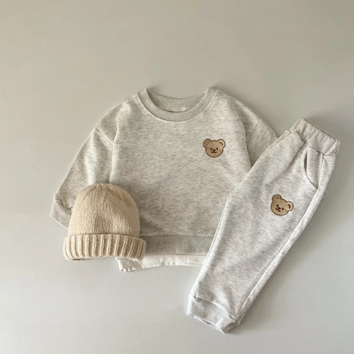 Autumn Bear Newborn Set: Top Coat and Pants (0 - 12M) - Baby Care Shop