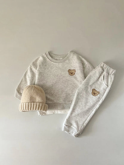 Autumn Bear Newborn Set: Top Coat and Pants (0 - 12M) - Baby Care Shop