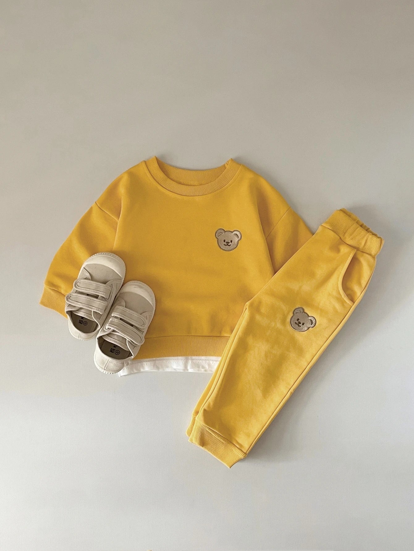 Autumn Bear Newborn Set: Top Coat and Pants (0 - 12M) - Baby Care Shop