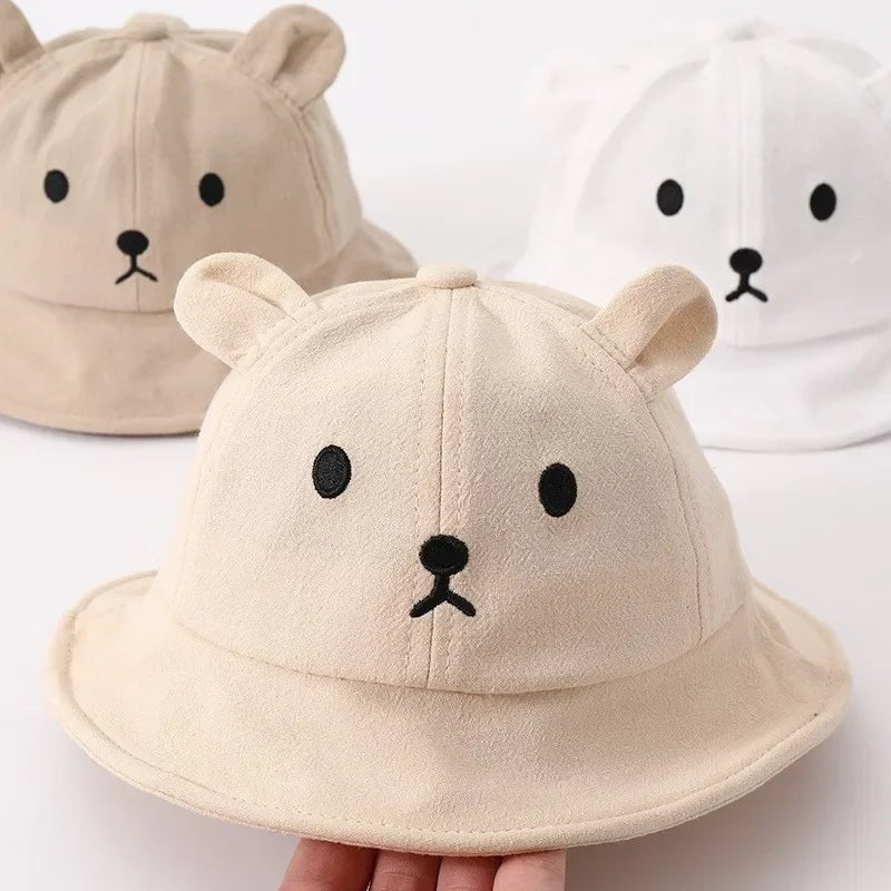 Bear Ears Cotton Bucket Hat (Baby/Kids) - Baby Care Shop