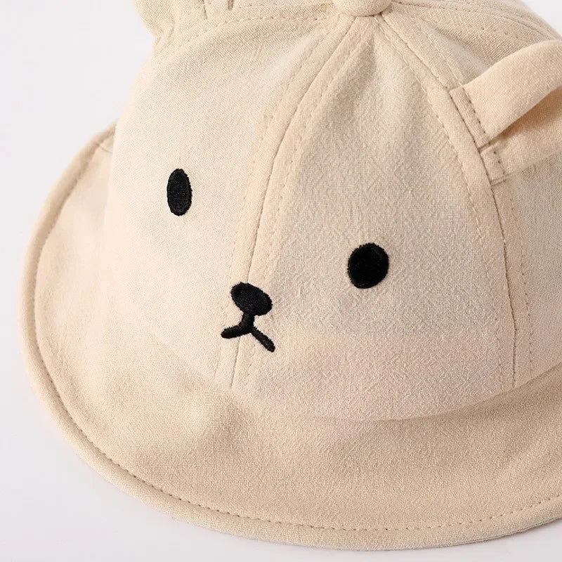 Bear Ears Cotton Bucket Hat (Baby/Kids) - Baby Care Shop