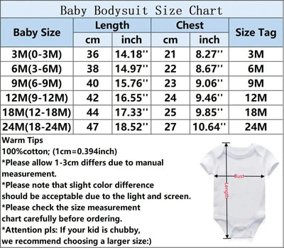 Boy/Girl Baby Bodysuit - Baby Care Shop