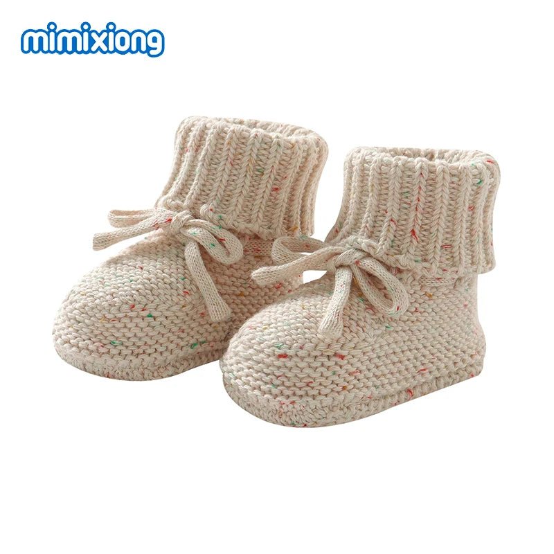 Breathable Anti - slip Knitted Booties (0 - 18M) - Baby Care Shop