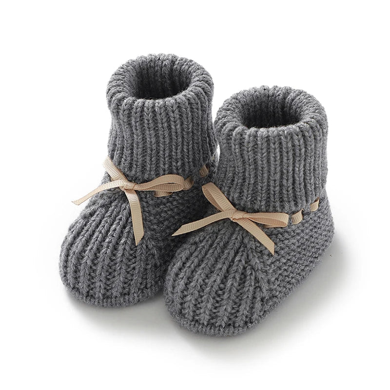 Breathable Anti - slip Knitted Booties (0 - 18M) - Baby Care Shop