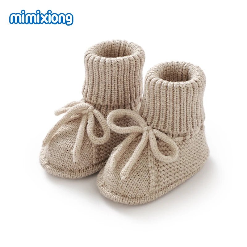 Breathable Anti - slip Knitted Booties (0 - 18M) - Baby Care Shop