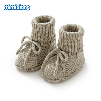 Breathable Anti - slip Knitted Booties (0 - 18M) - Baby Care Shop