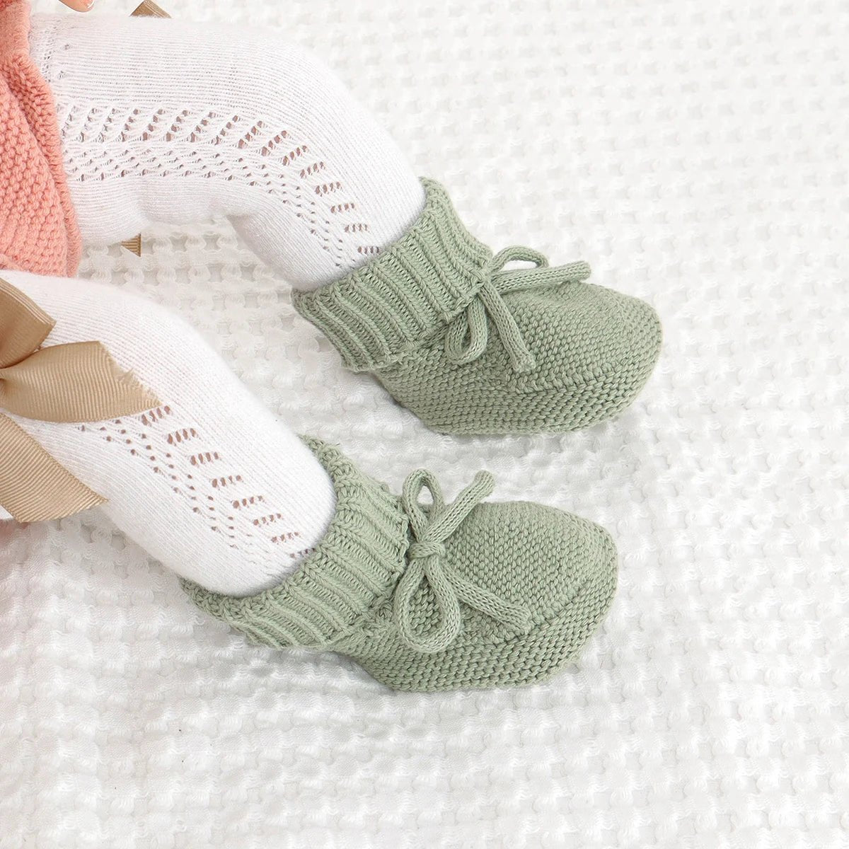 Breathable Anti - slip Knitted Booties (0 - 18M) - Baby Care Shop