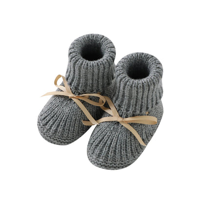 Breathable Anti - slip Knitted Booties (0 - 18M) - Baby Care Shop