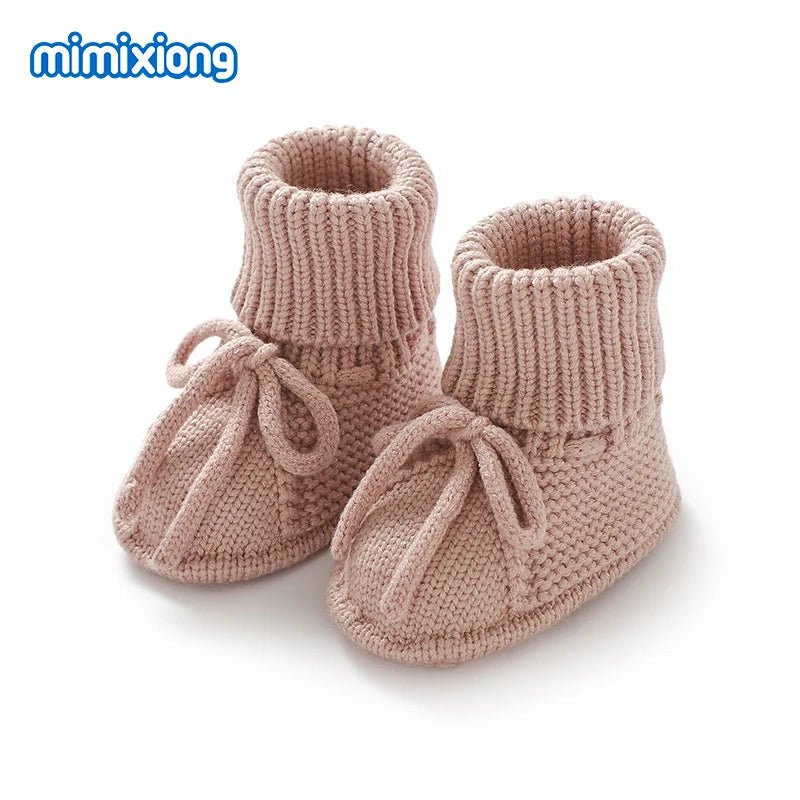 Breathable Anti - slip Knitted Booties (0 - 18M) - Baby Care Shop