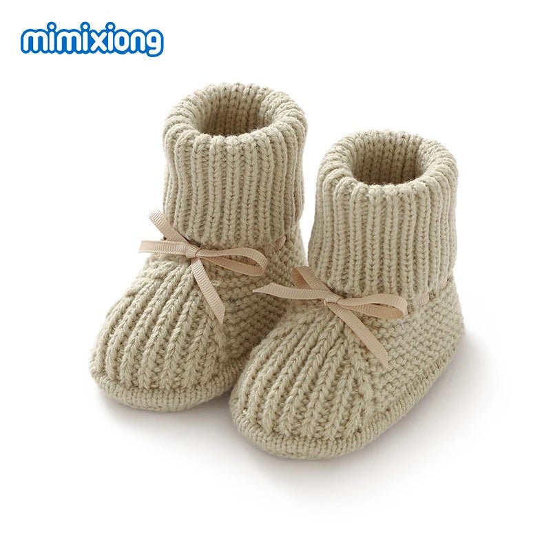 Breathable Anti - slip Knitted Booties (0 - 18M) - Baby Care Shop