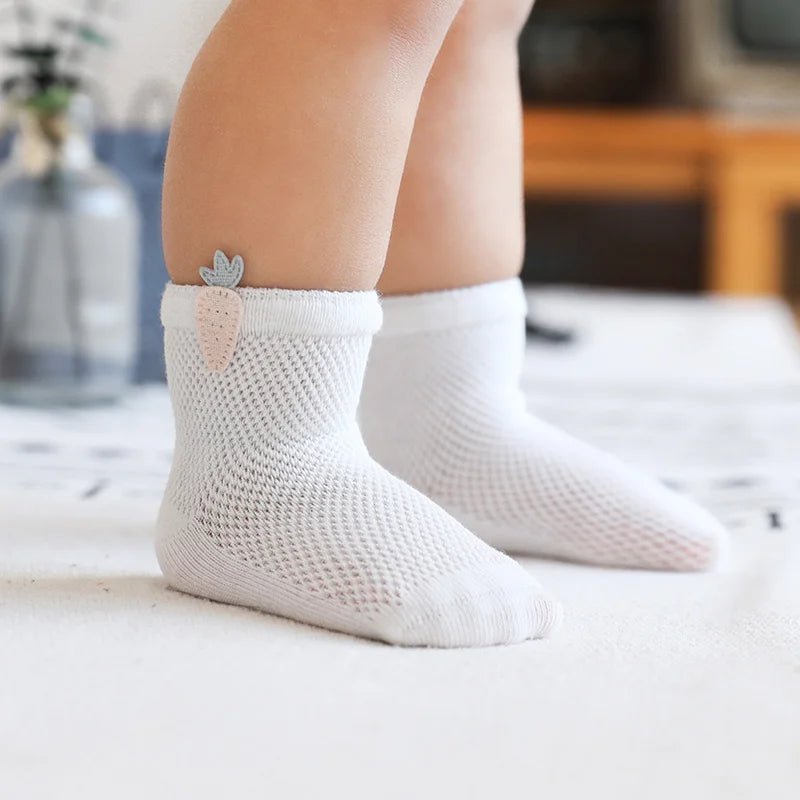 Breathable Mesh Baby Socks (3 Pairs) - Baby Care Shop