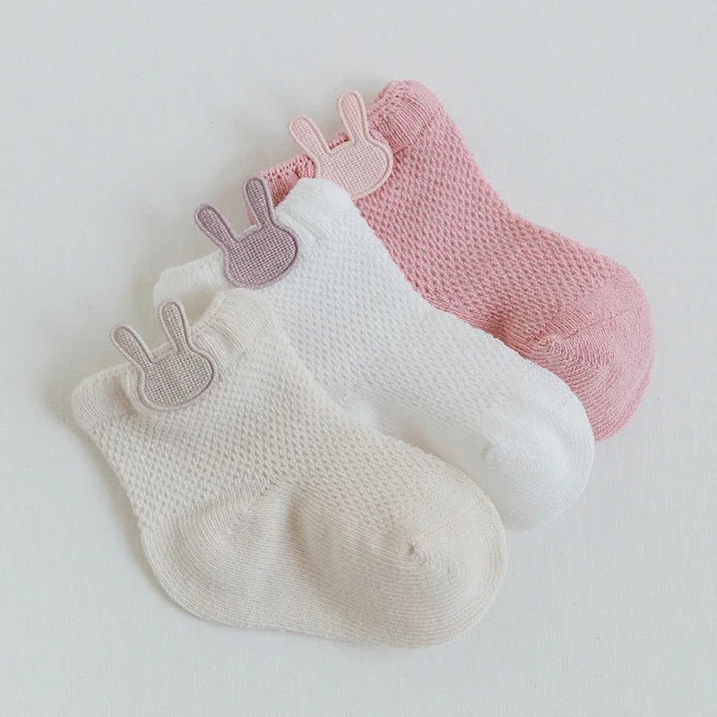 Breathable Mesh Baby Socks (3 Pairs) - Baby Care Shop