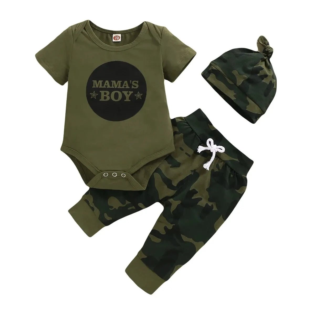 Camouflage Romper & Hat Set (0 - 18M) - Baby Care Shop