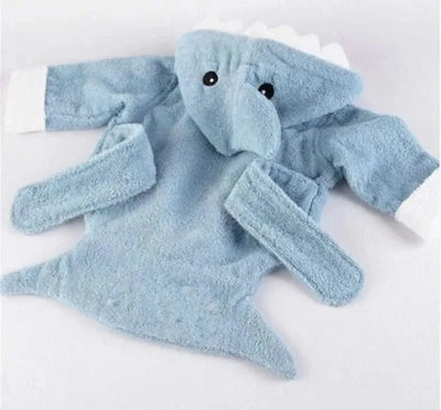 Cotton Hooded Baby Bathrobe - Baby Care Shop