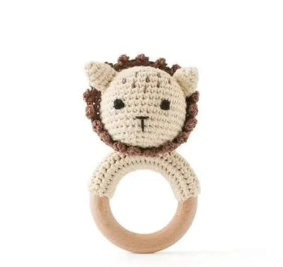 Crochet Bear Rattle Toy - Baby Care Shop