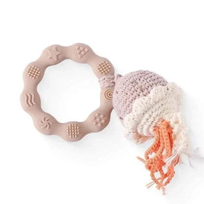 Crochet Bear Rattle Toy - Baby Care Shop