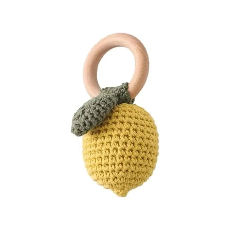 Crochet Bear Rattle Toy - Baby Care Shop