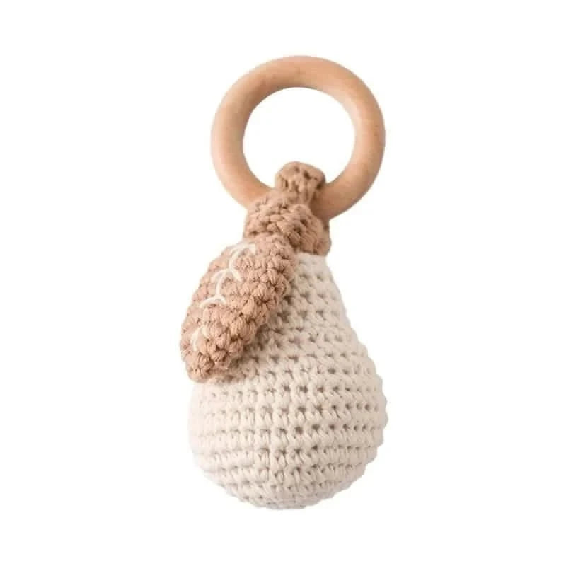 Crochet Bear Rattle Toy - Baby Care Shop