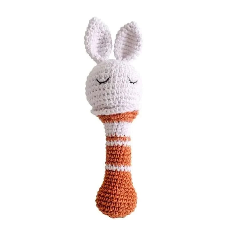 Crochet Bear Rattle Toy - Baby Care Shop