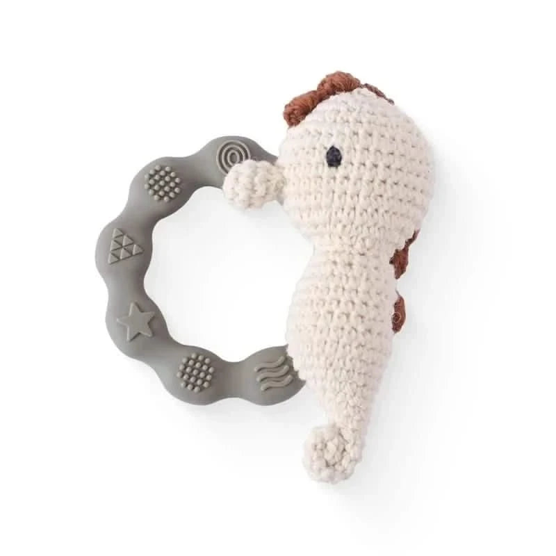 Crochet Bear Rattle Toy - Baby Care Shop