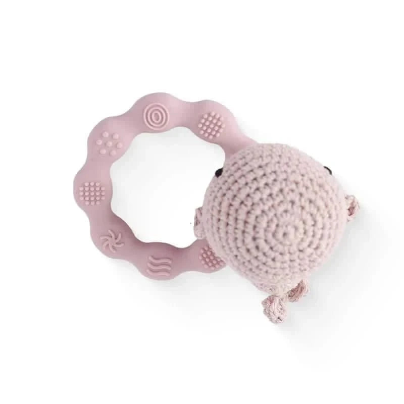 Crochet Bear Rattle Toy - Baby Care Shop