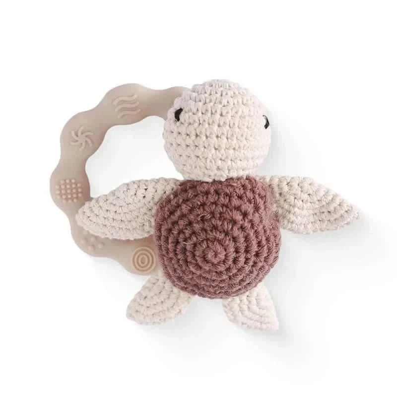 Crochet Bear Rattle Toy - Baby Care Shop