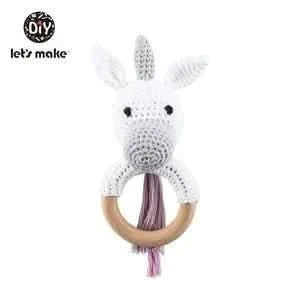 Crochet Bear Rattle Toy - Baby Care Shop