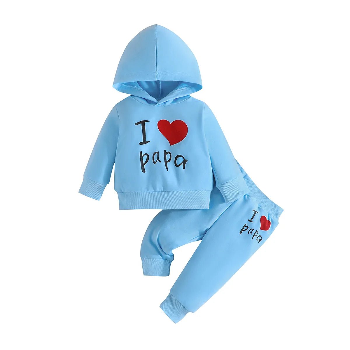 Cute Letter Hoodie & Pants Set (3 - 24M) - Baby Care Shop