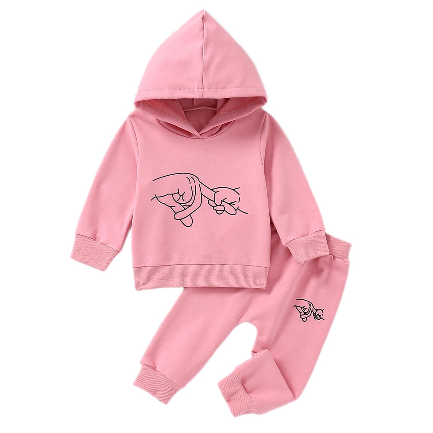 Hand In Hand Hoodie & Pants Set (Infant) - Baby Care Shop