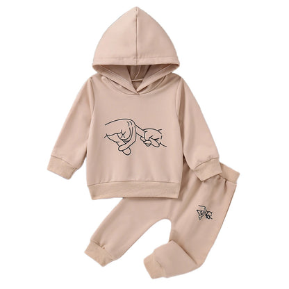 Hand In Hand Hoodie & Pants Set (Infant) - Baby Care Shop