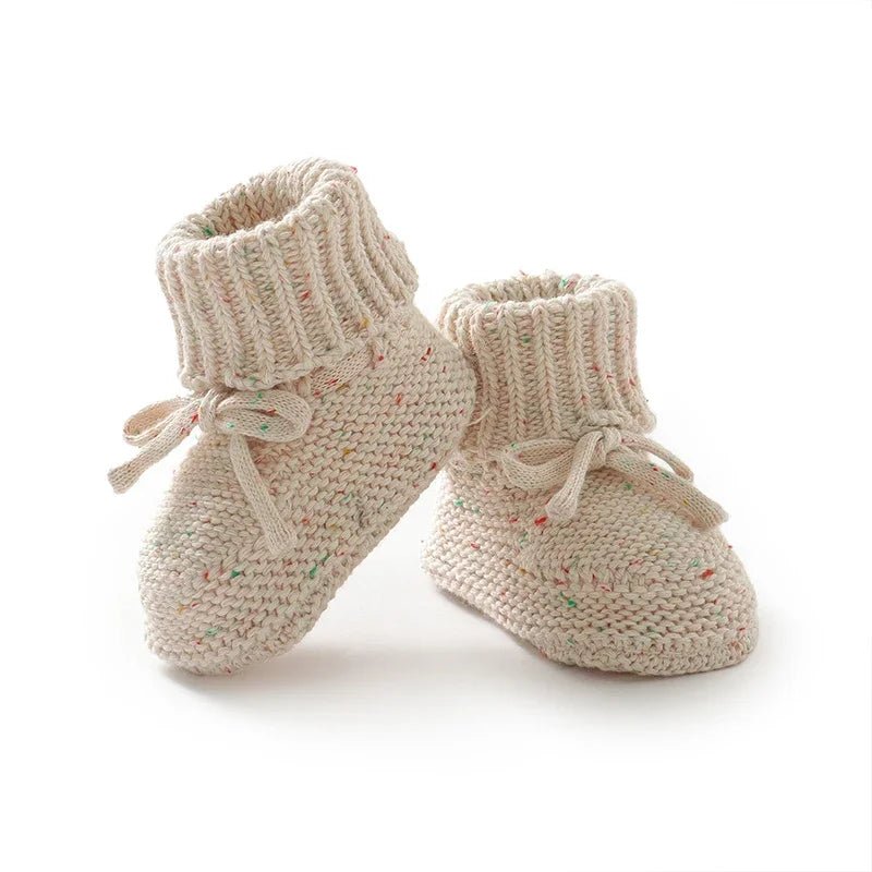 Handmade Knitted Slip - On Booties (0 - 18M) - Baby Care Shop