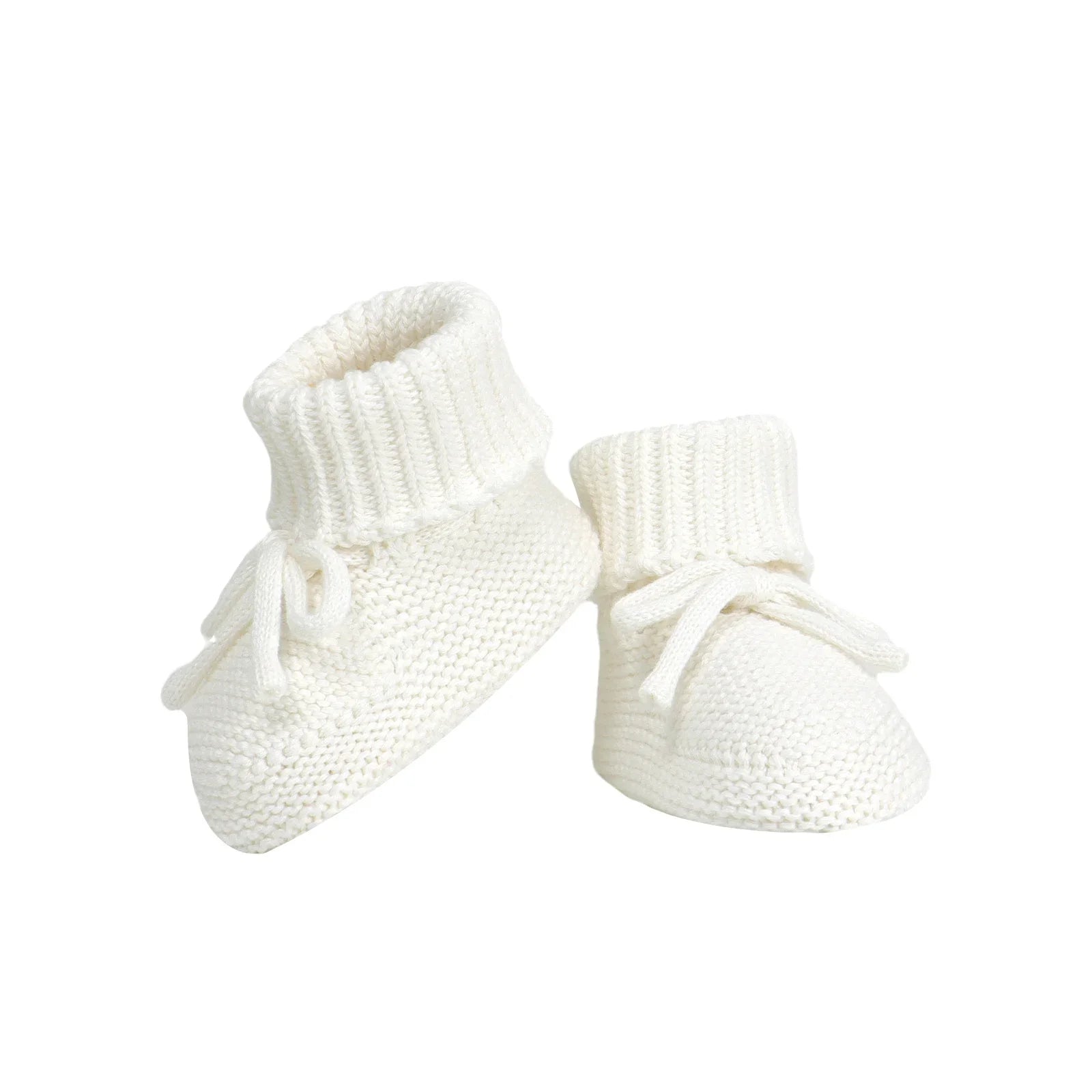 Handmade Knitted Slip - On Booties (0 - 18M) - Baby Care Shop