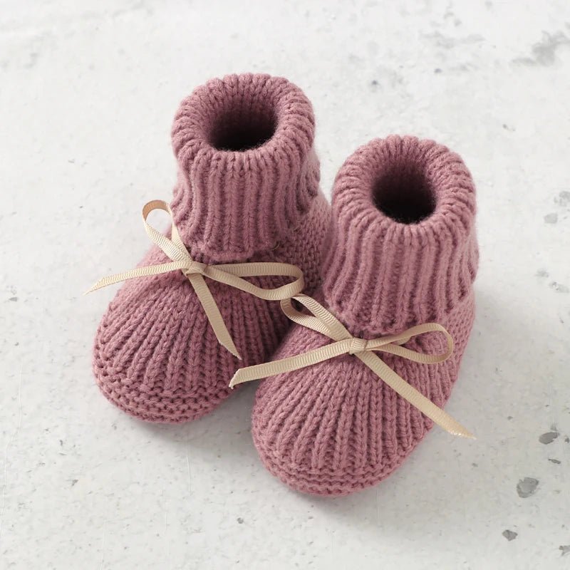 Knit Booties & Mittens Set (Newborn) - Baby Care Shop