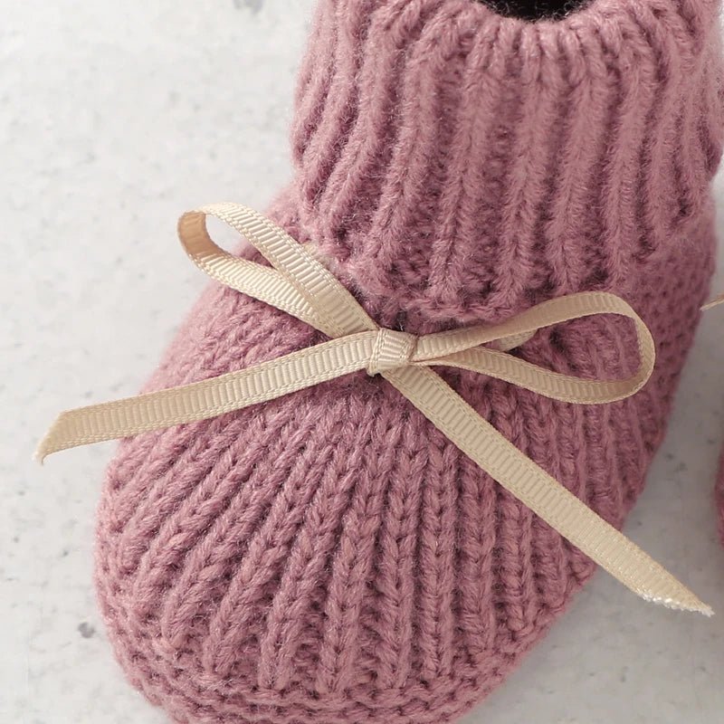 Knit Booties & Mittens Set (Newborn) - Baby Care Shop