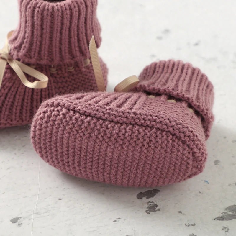 Knit Booties & Mittens Set (Newborn) - Baby Care Shop