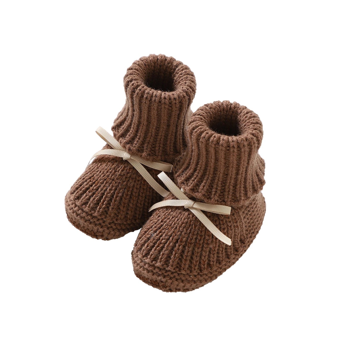 Knitted Butterfly - knot Baby Booties (0 - 18M) - Baby Care Shop