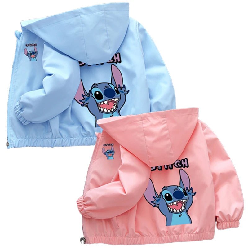 Lilo & Stitch Cartoon Hooded Jacket (2024) - Baby Care Shop