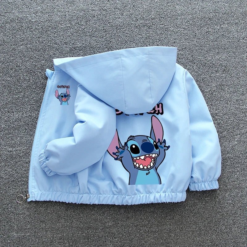 Lilo & Stitch Cartoon Hooded Jacket (2024) - Baby Care Shop