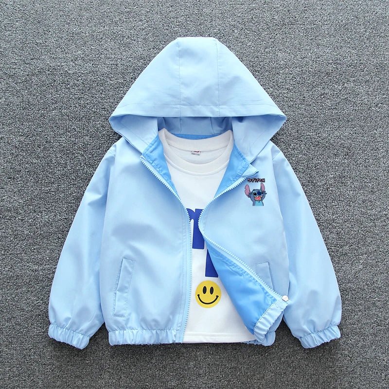 Lilo & Stitch Cartoon Hooded Jacket (2024) - Baby Care Shop